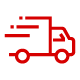 red moving van icon