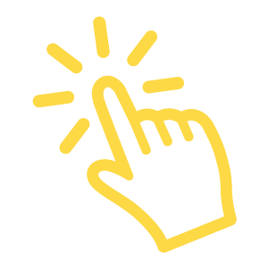 yellow hand pointing icon